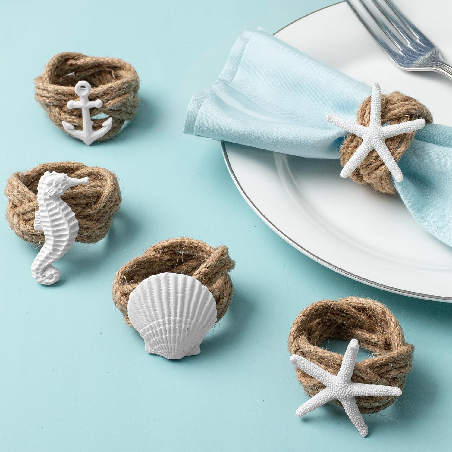 Coastal Starfish Napkin Rings